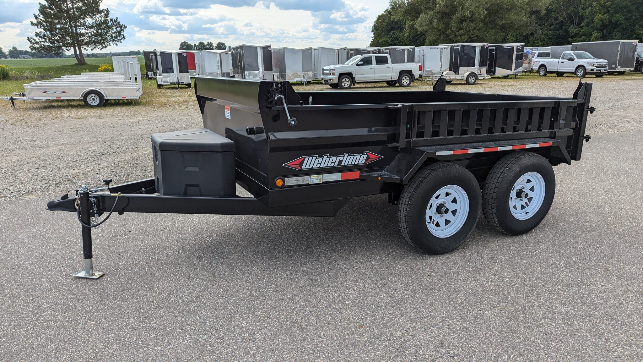 2025 Weberlane 6x10 Low Profile Dump Trailer (ECDWL1072LP)