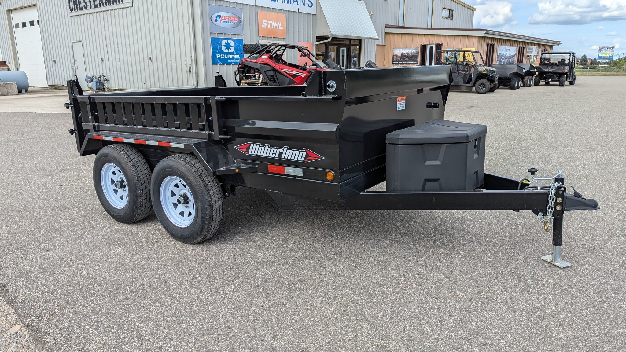 2025 Weberlane 6x10 Low Profile Dump Trailer (ECDWL1072LP)