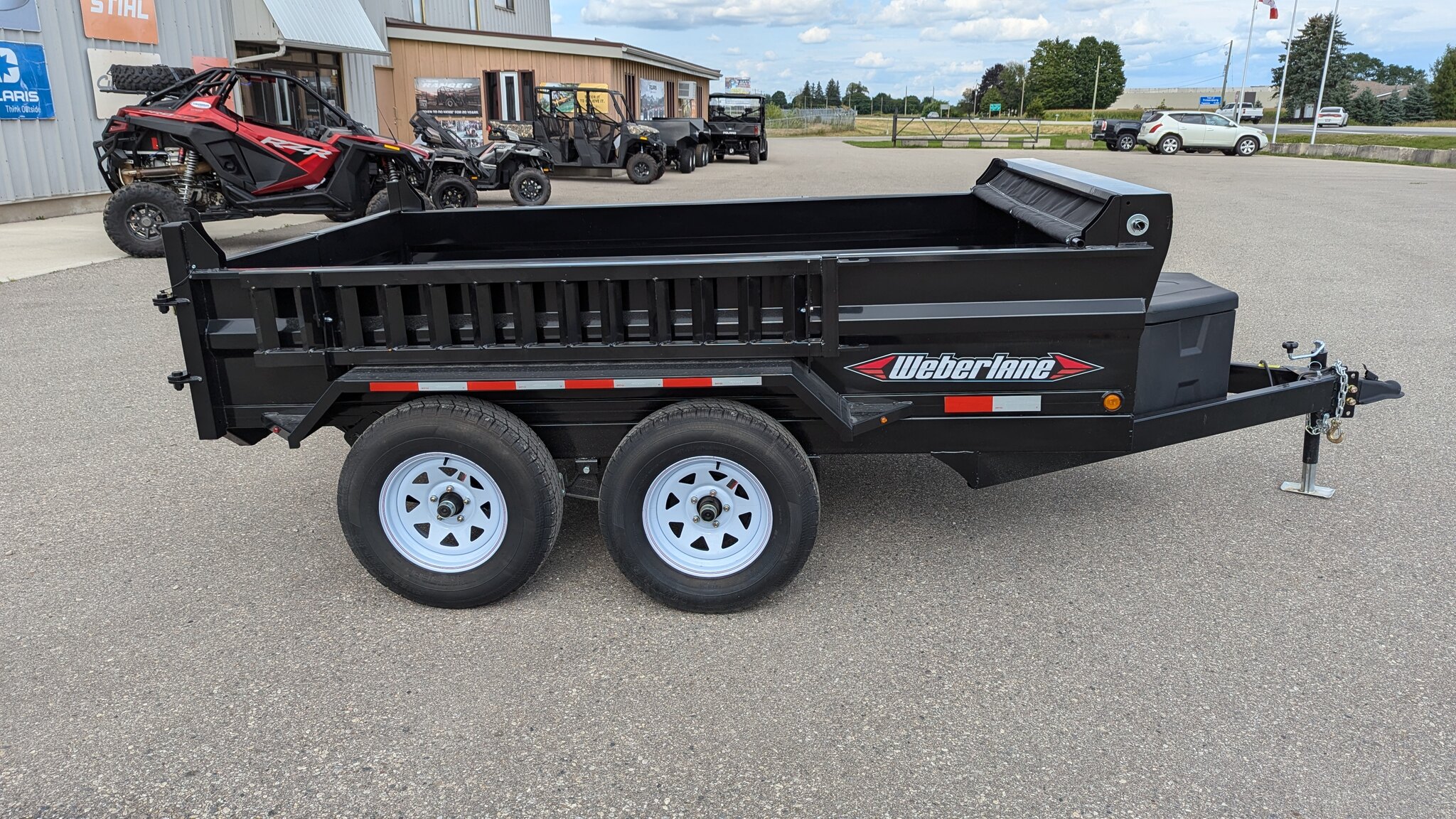 2025 Weberlane 6x10 Low Profile Dump Trailer (ECDWL1072LP)