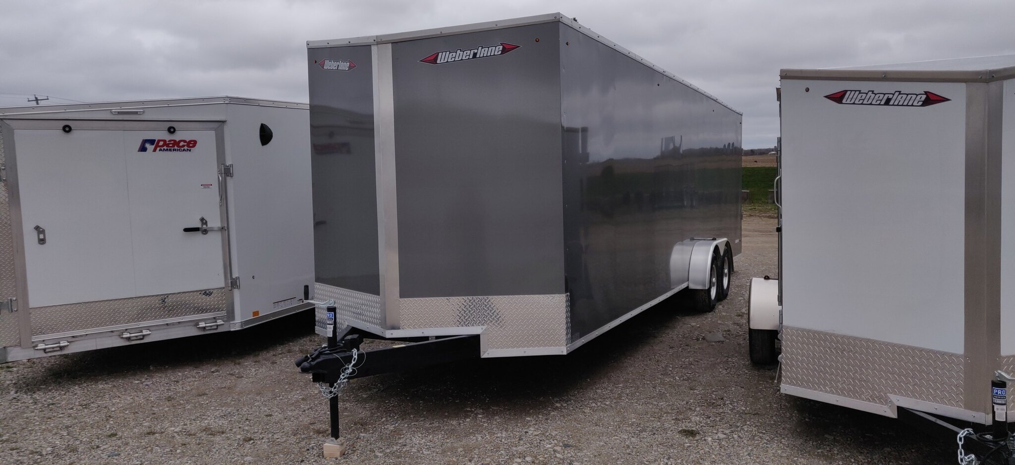 2022 Weberlane 7x26 Contractor Tandem Cargo Trailer (12 in / Ramp / 5200 LB Axles)