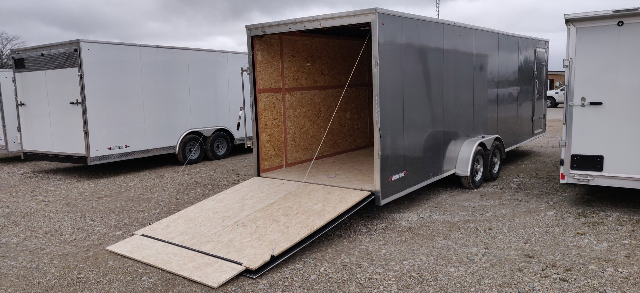 2022 Weberlane 7x26 Contractor Tandem Cargo Trailer (12 in / Ramp / 5200 LB Axles)