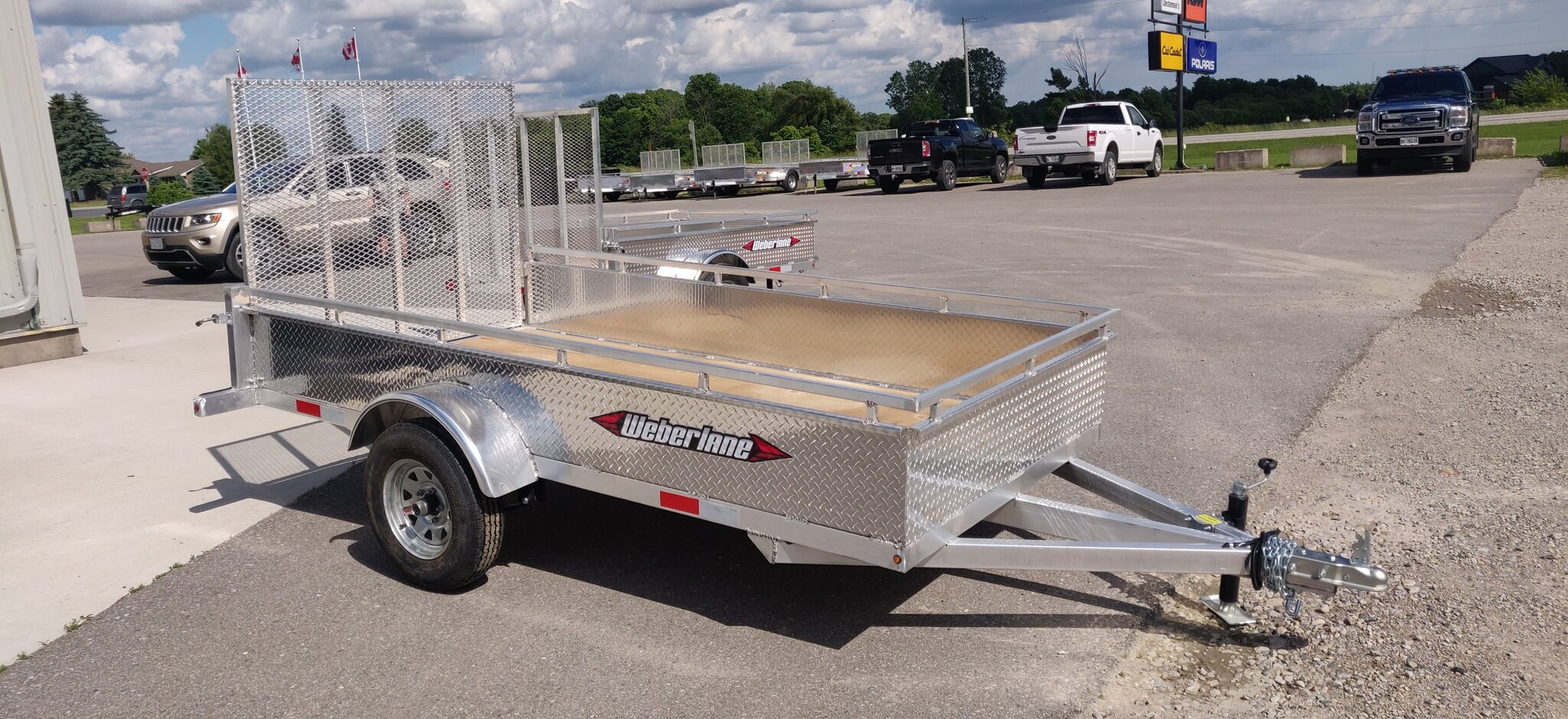 2022 Weberlane 5x10 Aluminum Single Axle Utility Trailer (AWL1060)