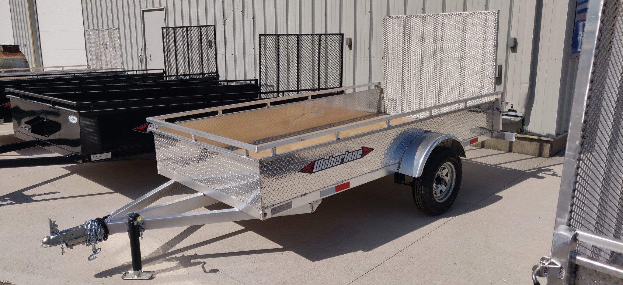 2022 Weberlane 5x10 Aluminum Single Axle Utility Trailer (AWL1060)