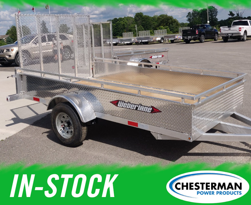 8993 944638D8 F6FC 4259 B646 DACA77833EED 2022 Weberlane 5x10 Aluminum Utility Trailer (AWL1060)