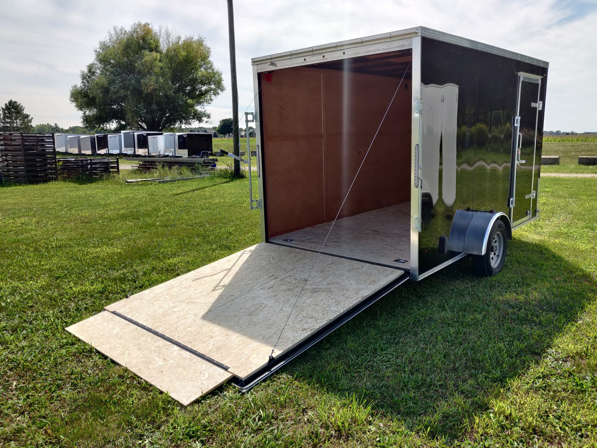 2023 Weberlane 7x12 Estate Cargo Trailer (12 inch / Rear Ramp)