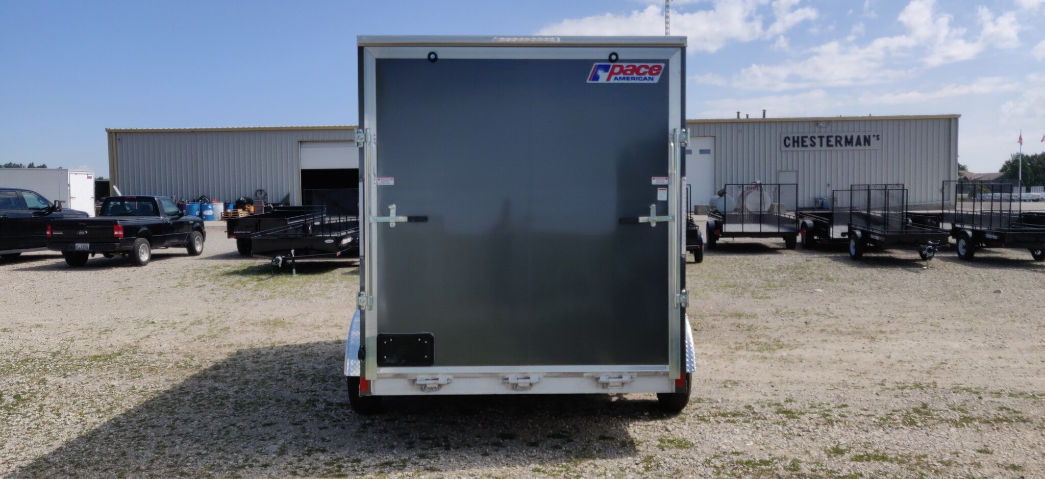 2023 Pace 7x14 Elite Aluminum Tandem Axle Cargo Trailer (9.5 in / Ramp) DEALER DEMO