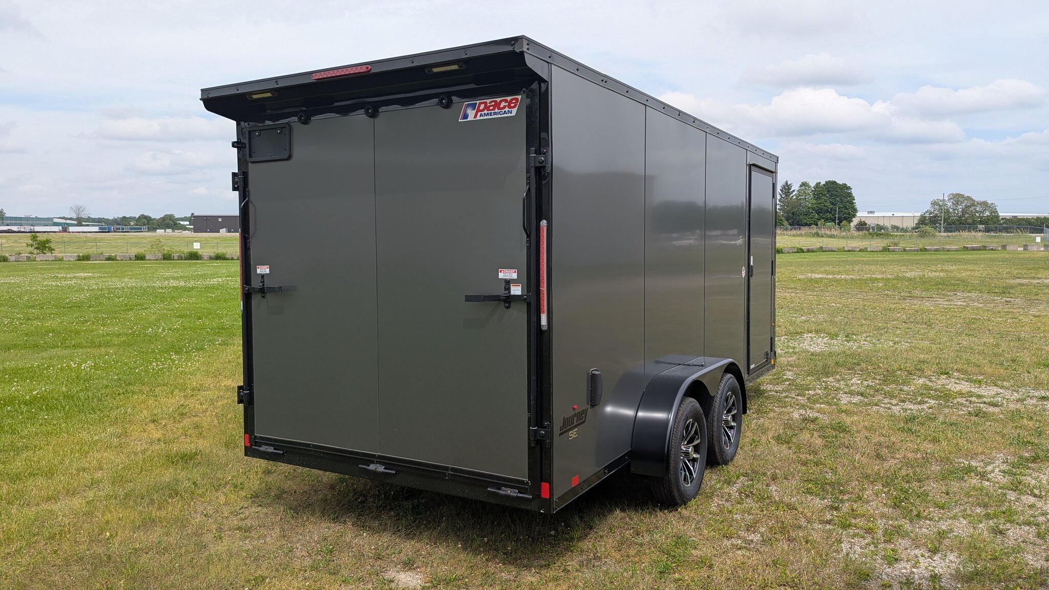 2026 Pace 7x16 Journey SE Tandem Cargo Trailer (Ramp / 78 Interior)