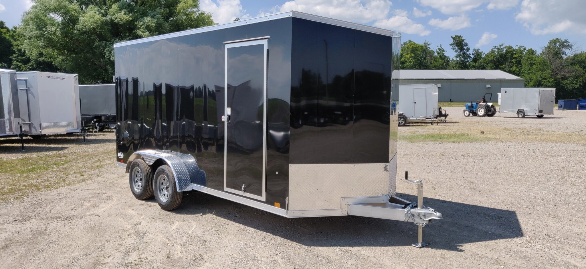 2023 Pace 7x16 Elite Aluminum Tandem Axle Cargo Trailer (9 in Height / Ramp)