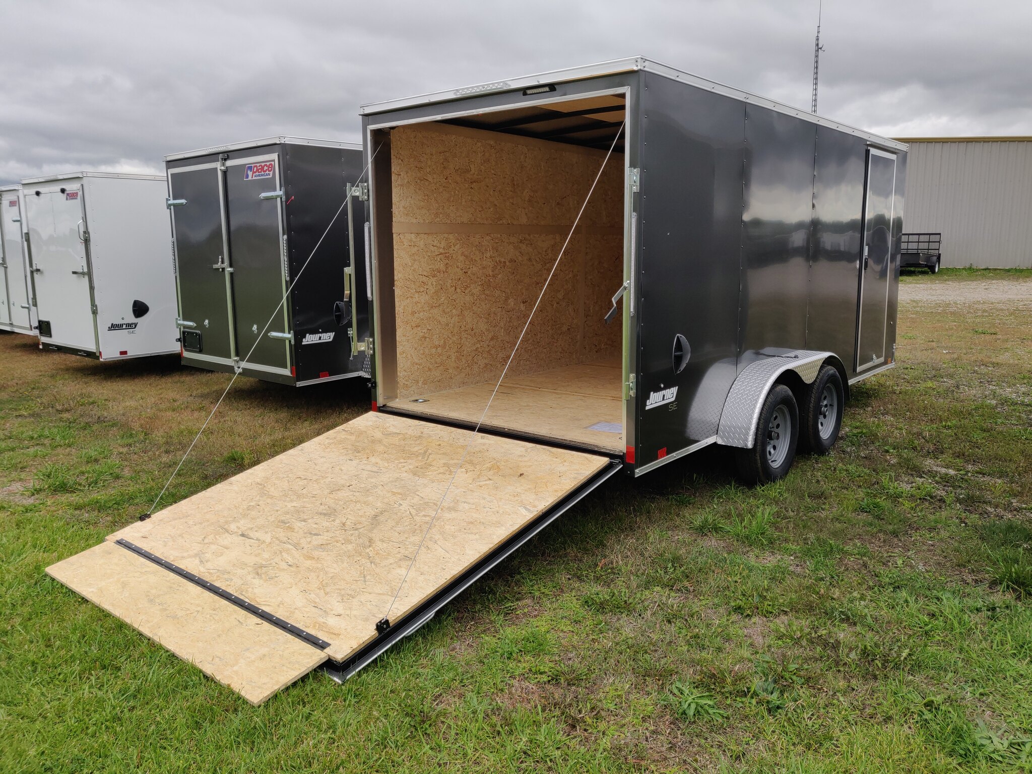 2023 Pace 7x16 Journey SE Tandem Cargo Trailer (6 Height / Ramp)