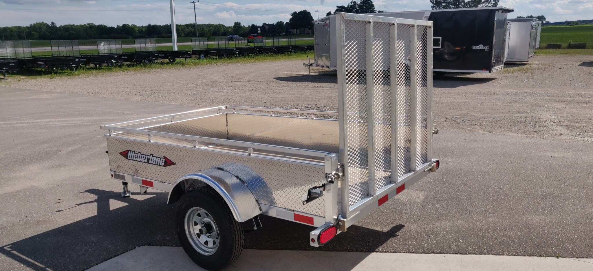 2022 Weberlane 5x8 Aluminum Utility Trailer (AWL860)