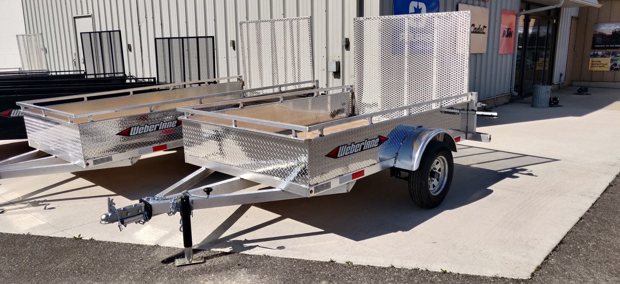 2022 Weberlane 5x8 Aluminum Utility Trailer (AWL860)