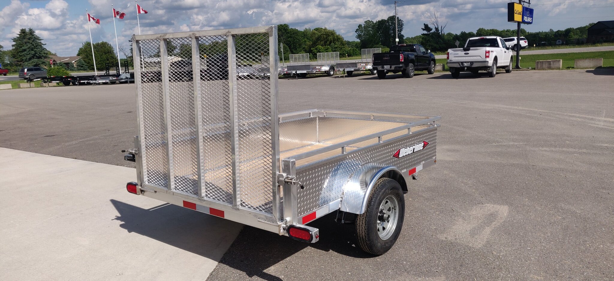 2022 Weberlane 5x8 Aluminum Utility Trailer (AWL860)