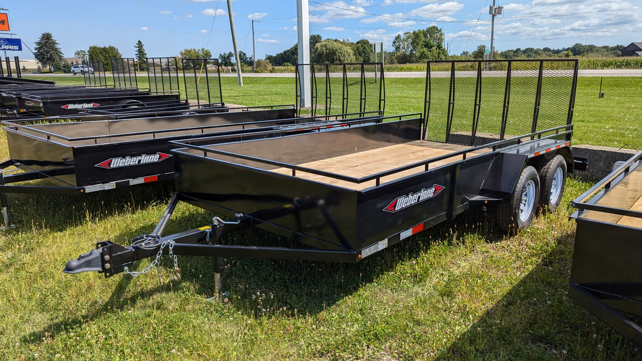 2025 Weberlane 6.8x14 Steel Tandem Axle Utility Trailer (WL1482T)