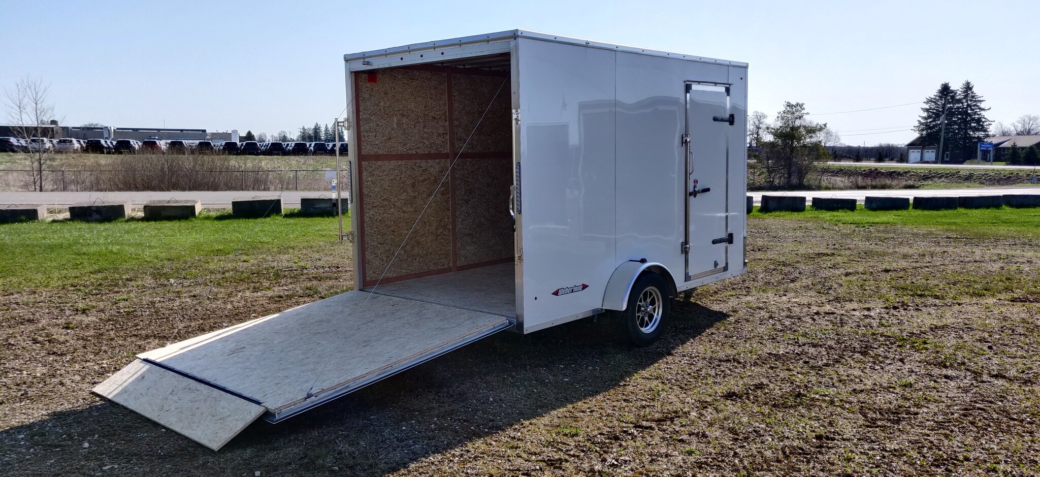 2022 Weberlane 7x12 Aluminum Cargo Trailer (12 in / Ramp)