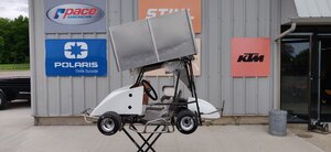 2021 QRC A 90 Racing Go Kart Rolling Chassis (Unpainted)