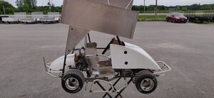 2021 QRC A 90 Racing Go Kart Rolling Chassis (Unpainted)