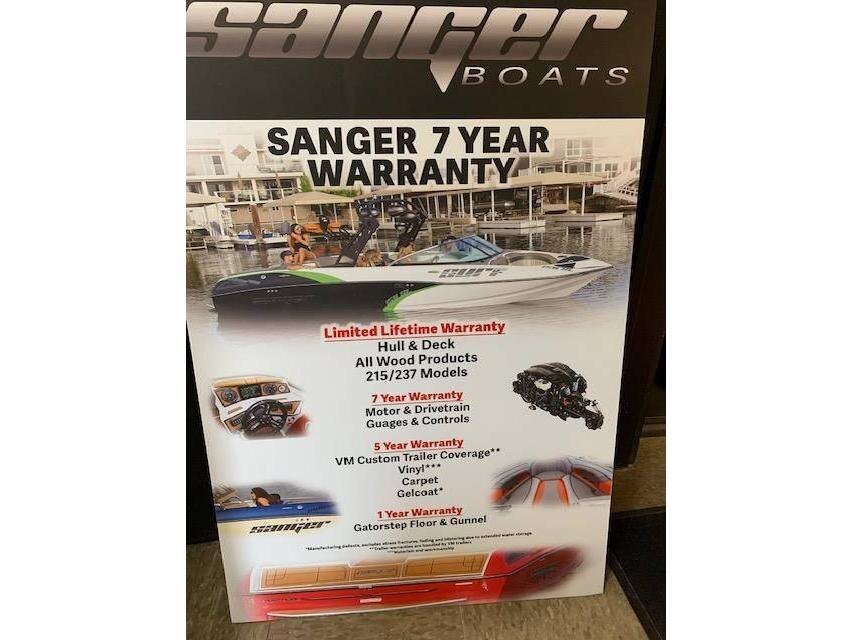 2023 Sanger V237 XTZ W/INDMAR 6.2L RAPTOR 400