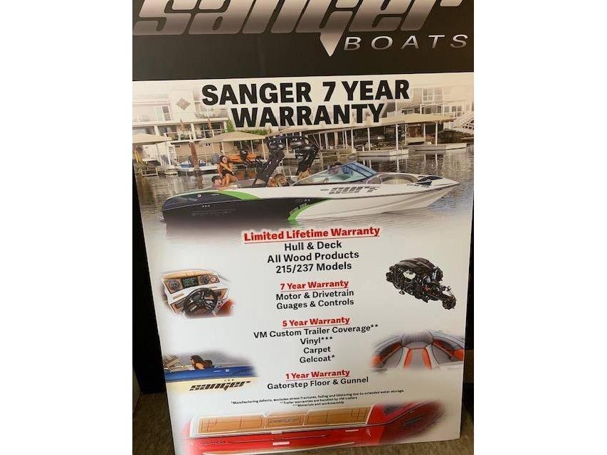 2023 Sanger V215 SX INDMAR 6.2L RAPTOR 400