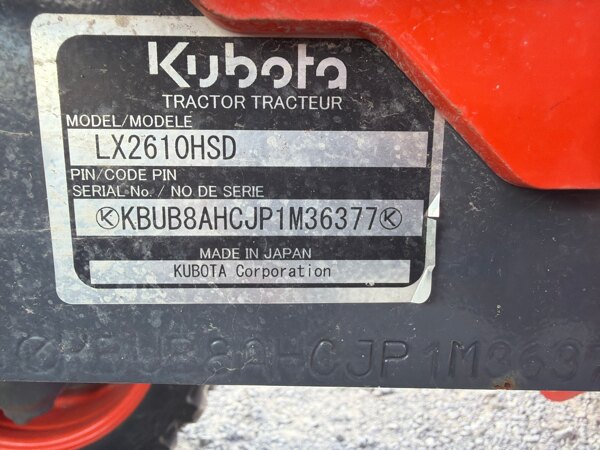 2024 KUBOTA LX2610HSDCC used for sale - photo 6