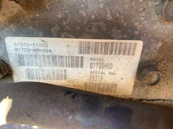 2000 KUBOTA B1700TLB