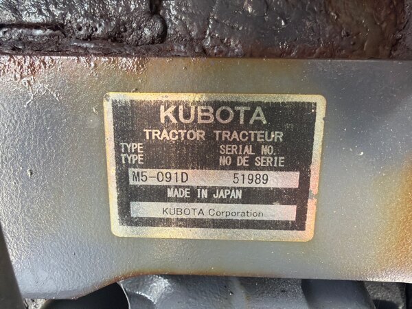 2016 KUBOTA M5 091HDCC12 used for sale - photo 7