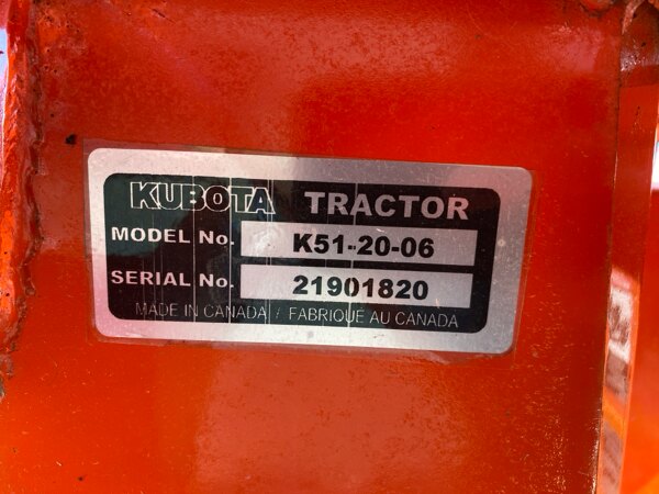 2019 KUBOTA K51 20 06