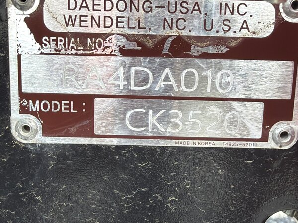 KIOTI CK3520SEH used for sale - photo 8