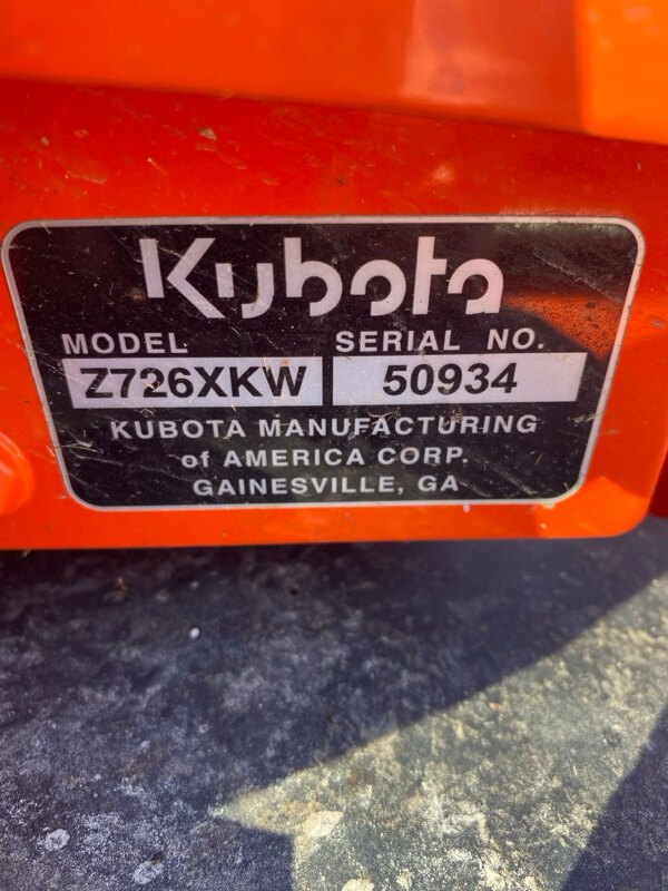 2018 KUBOTA Z726XKW 2 60