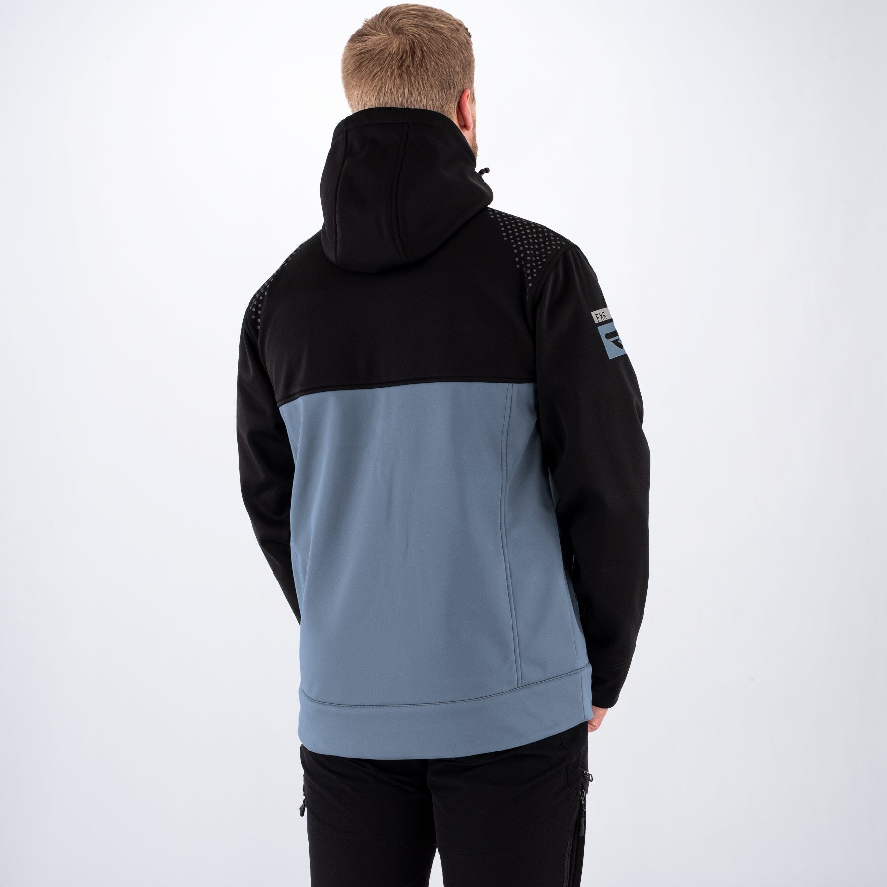 Fxr hydrogen outlet softshell hoodie