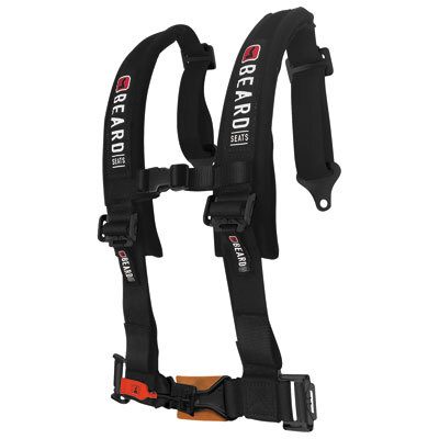 Beard 5-Point Safety Harness with Latch Link Buckle Black