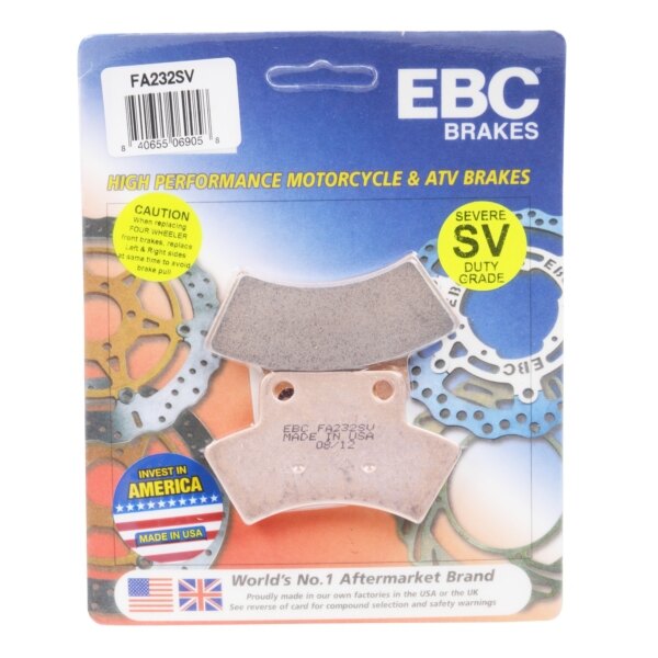 EBC ?SV? Severe Duty Brake Pad Sintered Metal Pads Rear