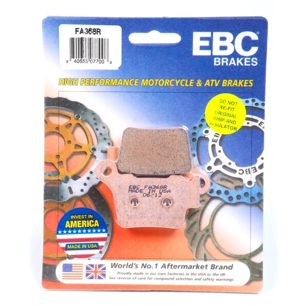 EBC â??Râ?? Long Life Sintered Brake Pad Sintered metal Rear FA368R Fits Husaberg, Fits Husqvarna, Fits KTM, Fits BMW, Fits Moto Guzzi