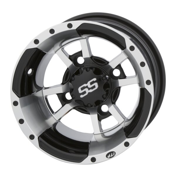 ITP SS Alloy SS112 Sport Wheel 10x8 4/110 35 Black, Machined