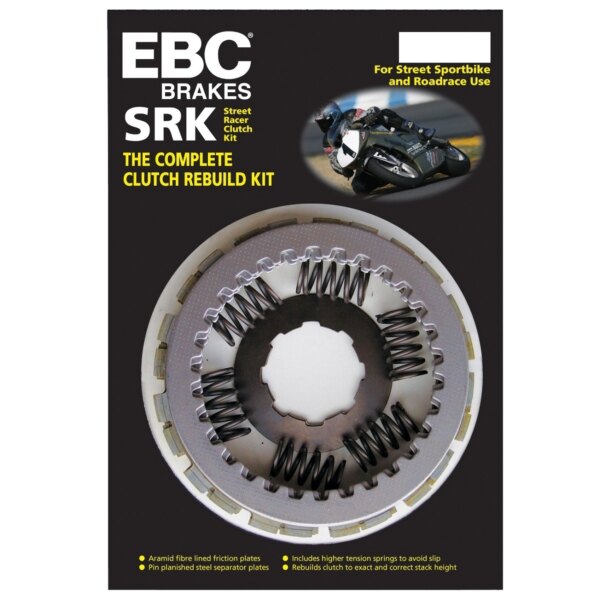 EBC Clutch Kit SRK Series Fits Yamaha Made with Kevlar