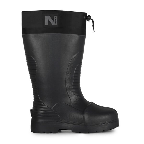 Bottes de pluie isolantes NAT'S EVA à bout rigide, homme, taille 8, noir, 1