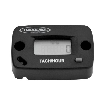 Hardline Products Compteur horaire / Tachymètre 2 temps, 4 temps, 2 cyl. ou moins HR 8061