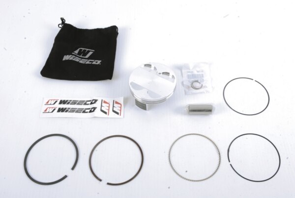 Wiseco Piston compatible avec Suzuki 450 cc, revêtement de jupe, dessus plat