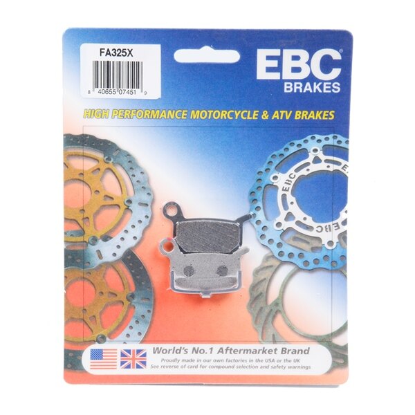 EBC â??Xâ? Series Moto X Sport & Enduro Brake Pad Carbon graphite Front/Rear FA325X Fits KTM