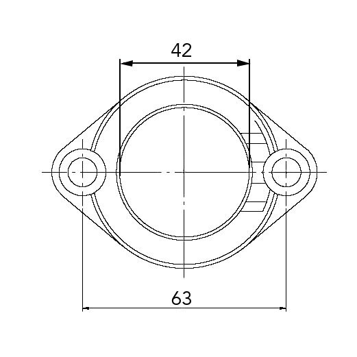 Kimpex Adaptateur de carburateur Bride de montage pour Polaris