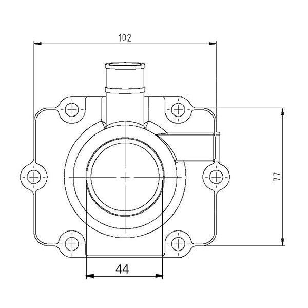 Kimpex Adaptateur de carburateur Bride de montage pour Polaris