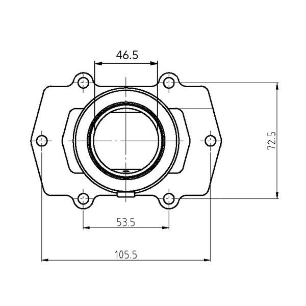 Kimpex Adaptateur de carburateur Bride de montage pour Arctic cat