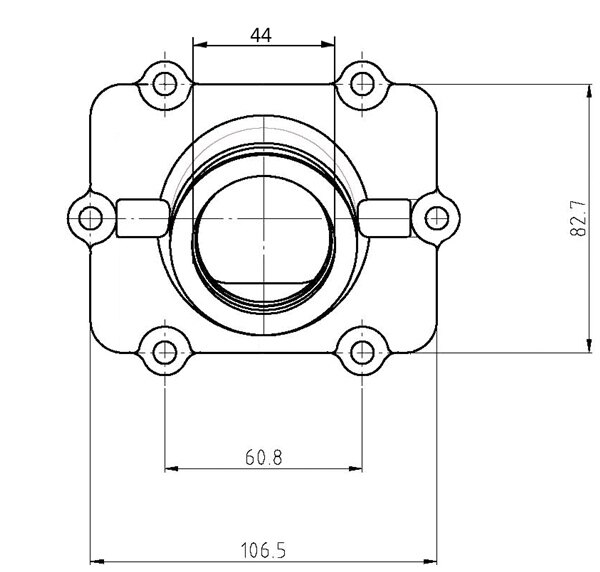 Kimpex Adaptateur de carburateur Bride de montage pour Polaris