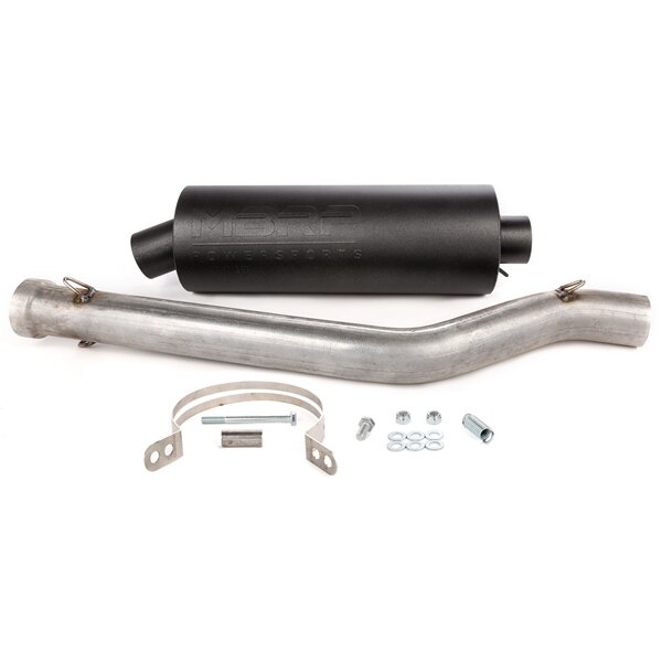 MBRP Powersports Sport Slip on Exhaust Fits Can am Black Stainless steel, Ceramic coated