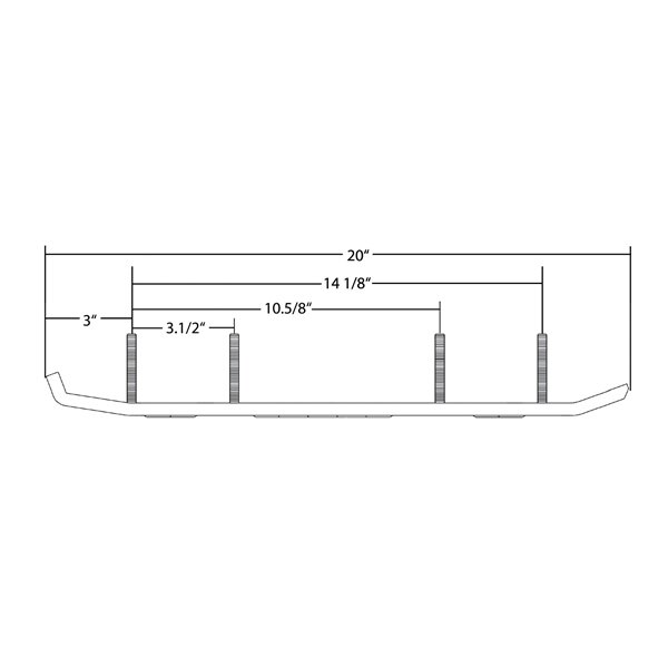 Kimpex Carbide Runner APEX 1 Quille Yamaha