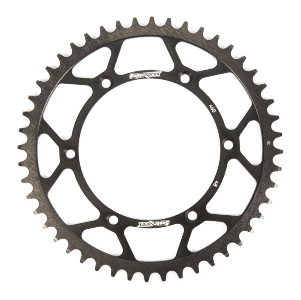 Supersprox Drive Sprocket Fits Kawasaki Rear Black Steel 520 48