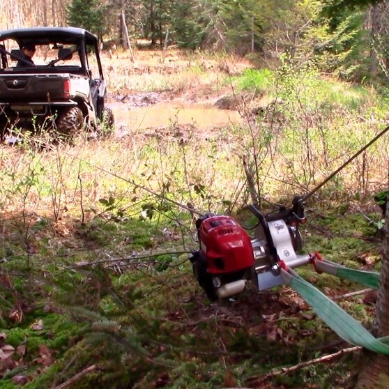 Treuil portatif GX50, treuil à essence avec accessoires