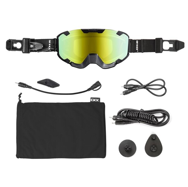 CKX Isolated Electric 210Â° Goggles for Trail Black