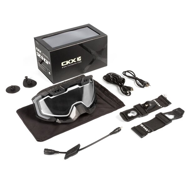 CKX Électrique 210° Goggles with Controlled Ventilation for Backcountry Black