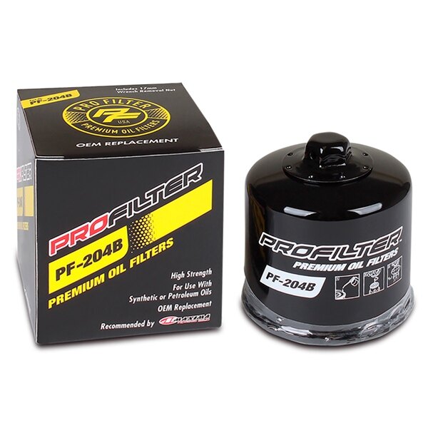 Profilter Premium Oil Filter Black Fits Honda, Fits Kawasaki, Fits Suzuki, Fits Yamaha