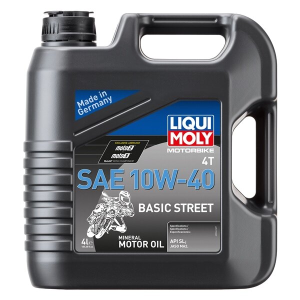 Liqui Moly Huile 4T Minérale Basic Street 10W40 4 L / 1,05 G